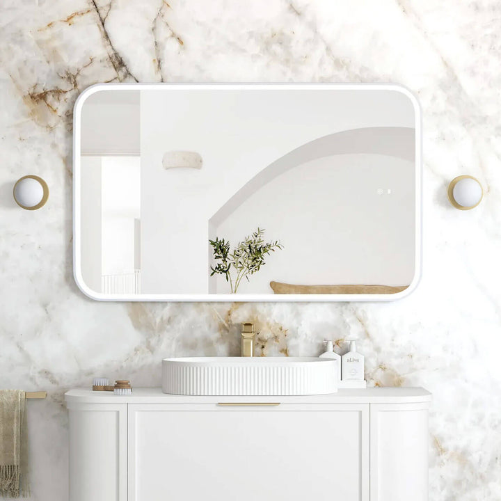 Newport LED Framed Bathroom Mirror (450-1500mm)