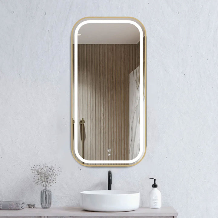 Newport LED Framed Bathroom Mirror (450-1500mm)