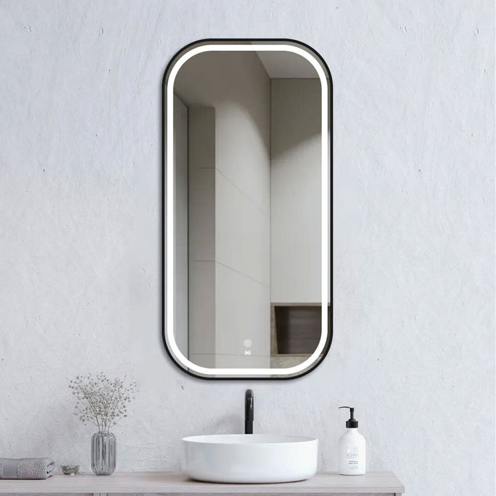 Newport LED Framed Bathroom Mirror (450-1500mm)