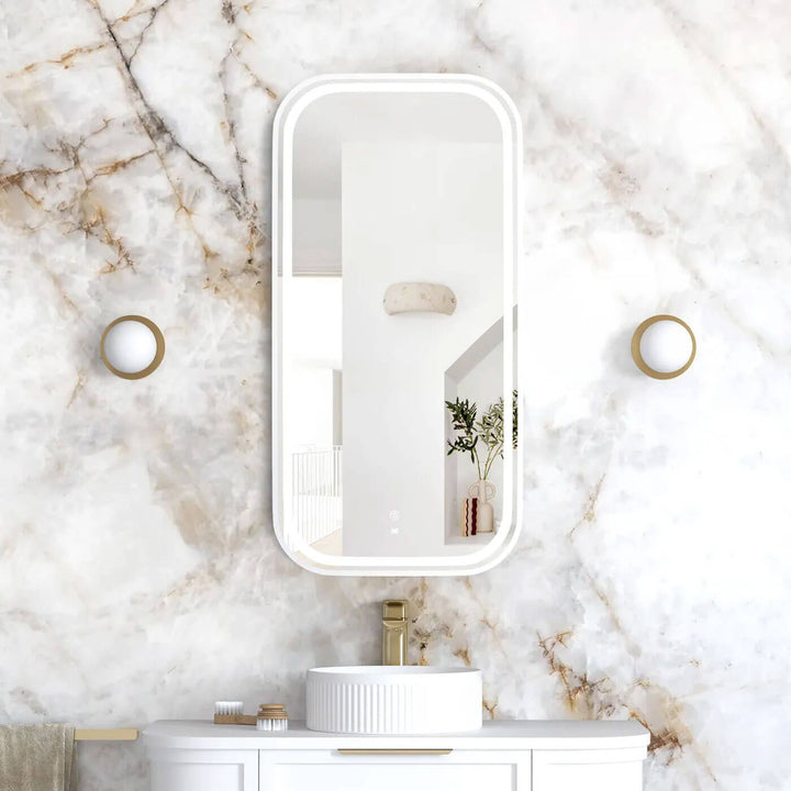 Newport LED Framed Bathroom Mirror (450-1500mm)