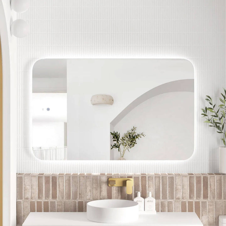 Newport LED Rectangular Bathroom Mirror