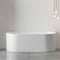 Noosa Fluted Back to Wall Bathtub 1500-1700mm