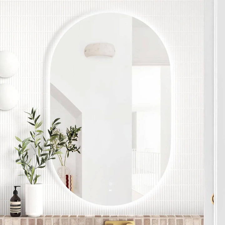 Noosa LED Pill Backlit Bathroom Anti-Fog Mirror