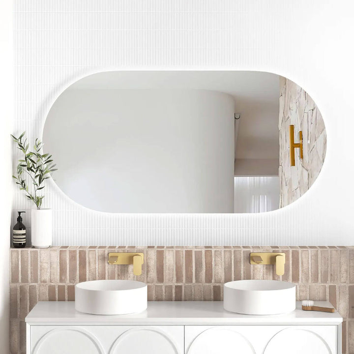 Noosa LED Pill Backlit Bathroom Anti-Fog Mirror