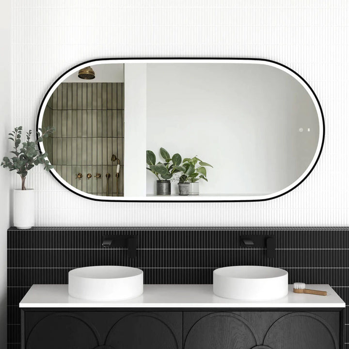 Noosa LED Pill Framed Anti-Fog Backlit Mirror (450-1800mm)