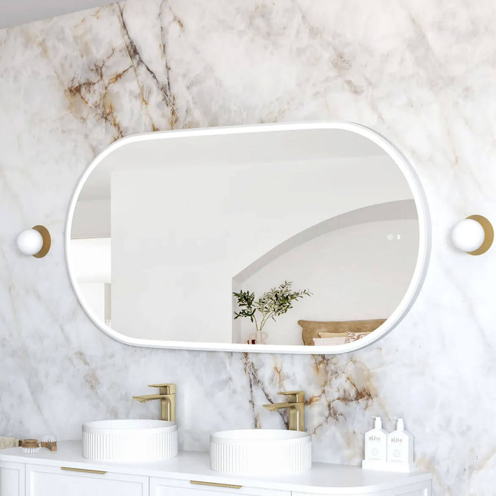 Noosa LED Pill Framed Anti-Fog Backlit Mirror (450-1800mm)