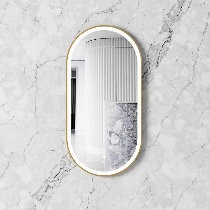 Noosa LED Pill Framed Anti-Fog Backlit Mirror (450-1800mm)