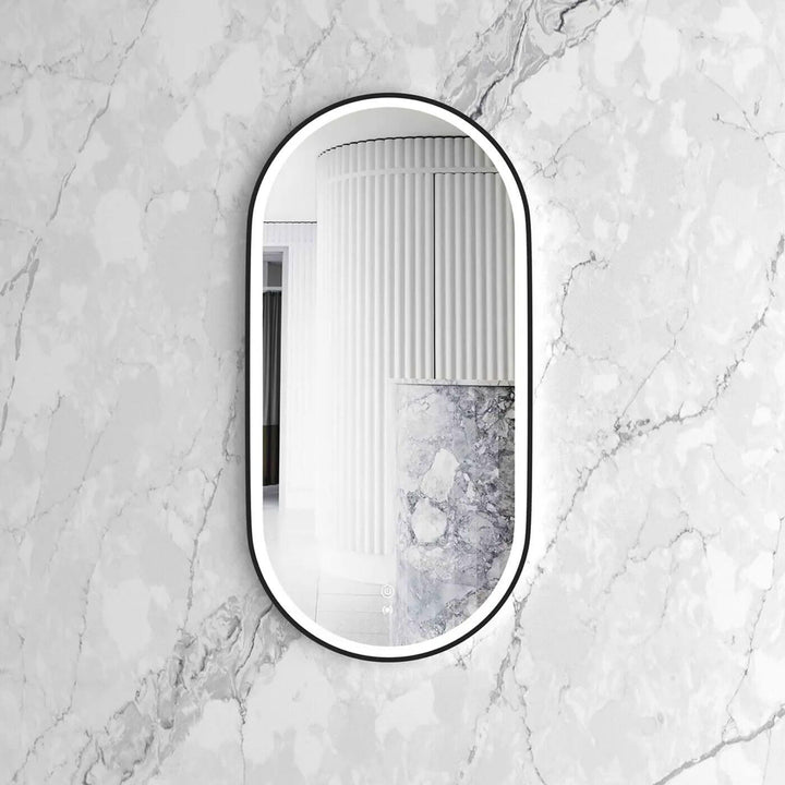Noosa LED Pill Framed Anti-Fog Backlit Mirror (450-1800mm)