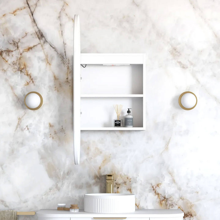 Noosa LED Pill Mirror Shaving Cabinet 900x450mm