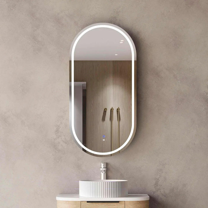Noosa LED Pill Mirror Shaving Cabinet 900x450mm