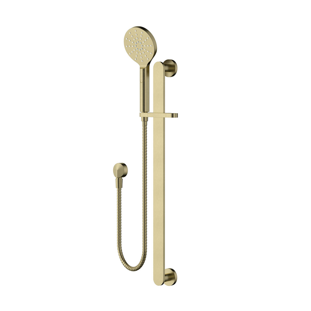Nova Brass Sliding Shower Rail
