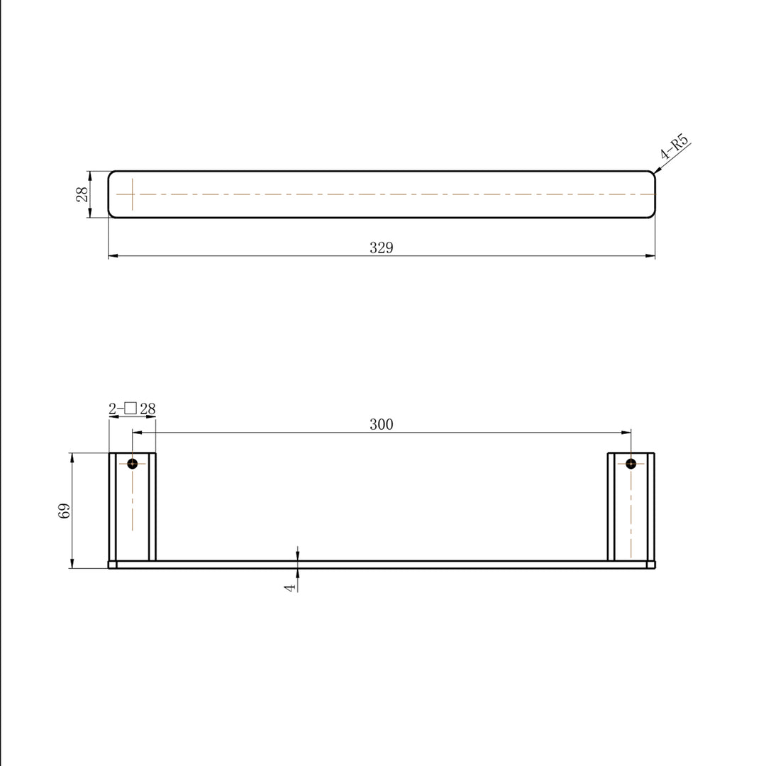 Nova Hand Towel Rail