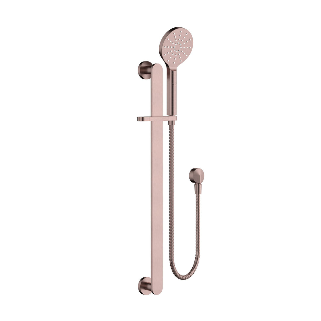 Nova Brass Sliding Shower Rail