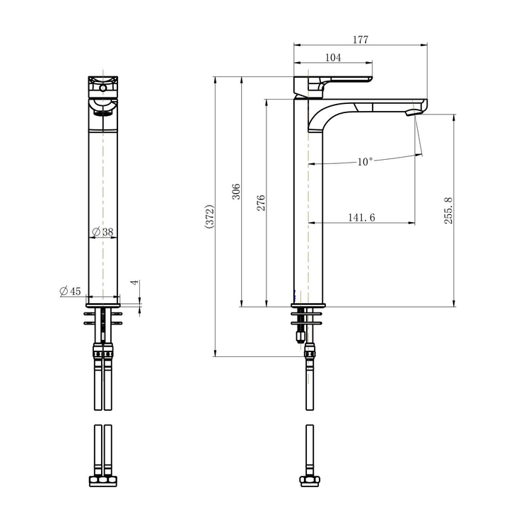 Nova Tall Basin Mixer