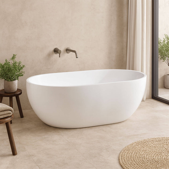 Olivia Oval Shape Freestanding Bathtub