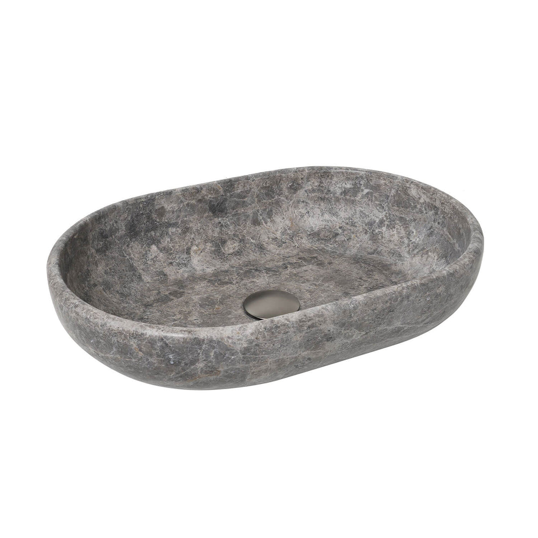 Ollie Natural Stone Above Counter Basin 500x340mm