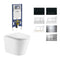 Parma Wall Hung Rimless Toilet Geberit Sigma 30 Package