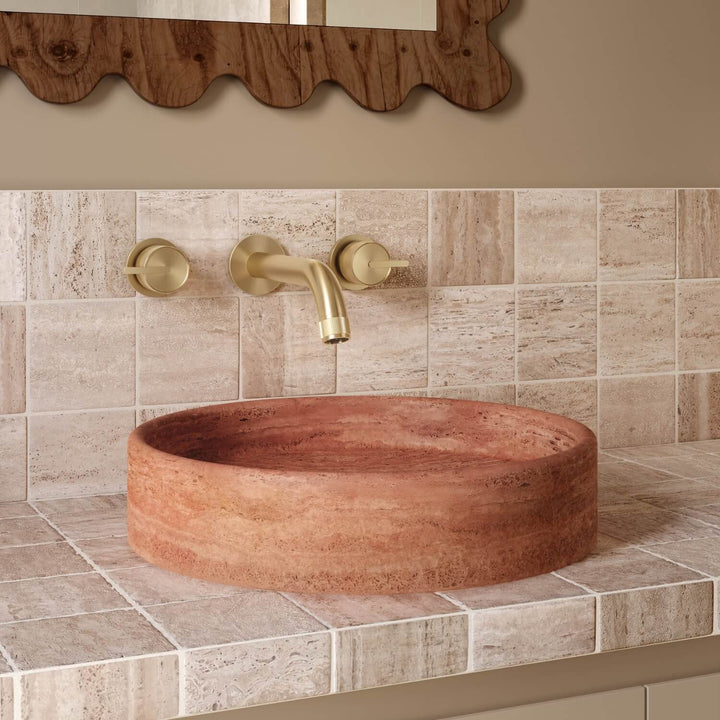 Pedra Round Stone Basin 380mm