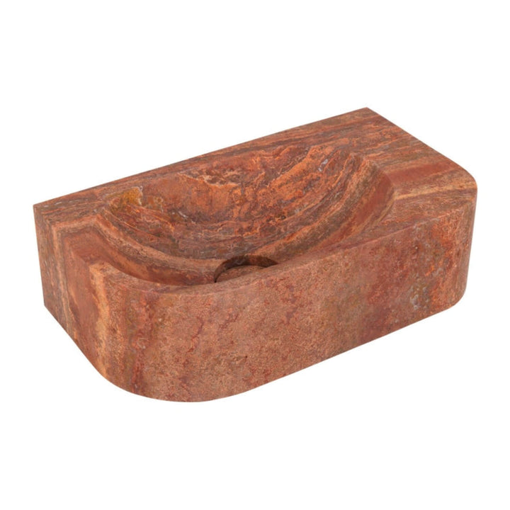 Pedra Wall Hung Stone Basin 420mm
