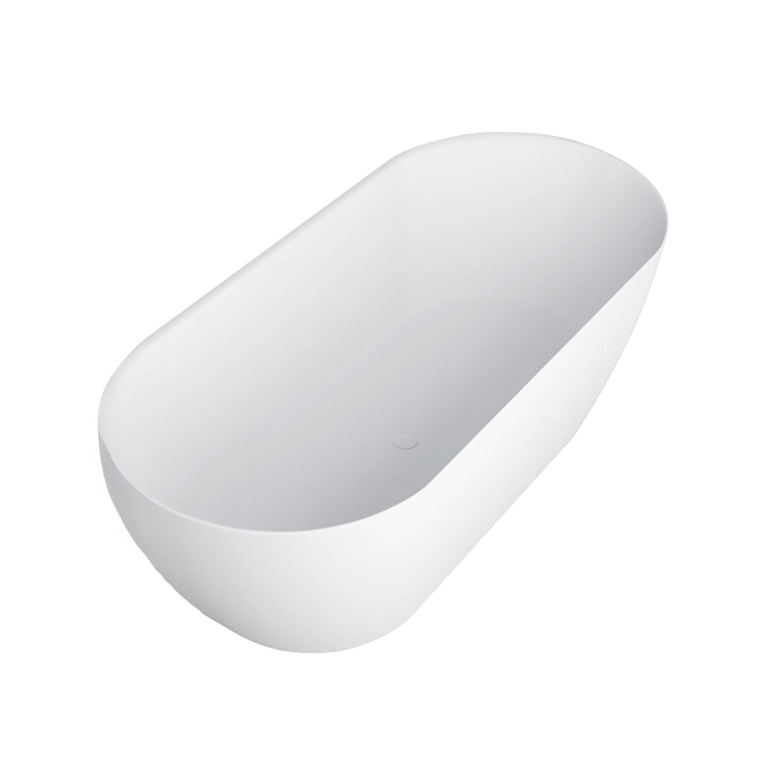 Positano Curved Freestanding Oval Bathtub
