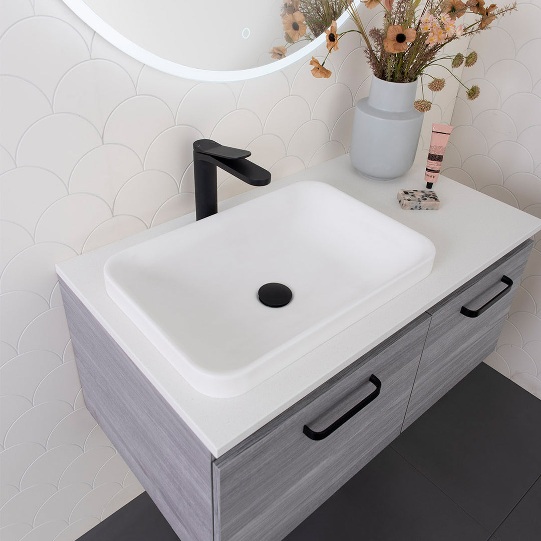 Pride Rectangular Inset Solid Surface Basin 545x365mm