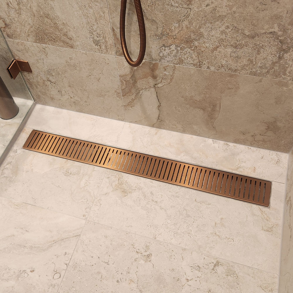 Radiant Slotted 316 Stainless Steel Floor Grate