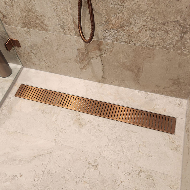 Radiant Slotted 316 Stainless Steel Floor Grate