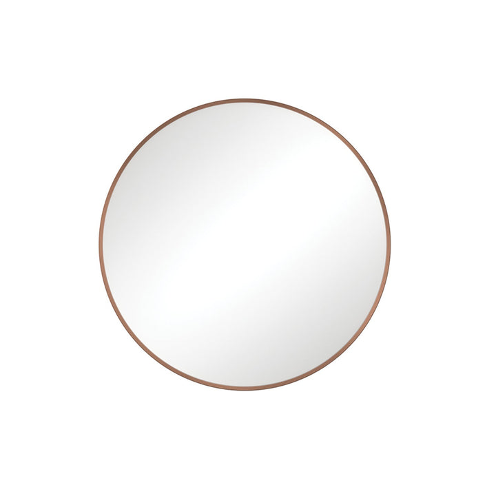 Reba Round Framed Glass Mirror