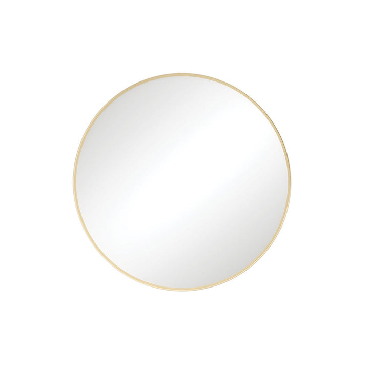 Reba Round Framed Glass Mirror