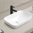 Vue Semi-Inset Rectangular Ceramic Basin 515x340mm