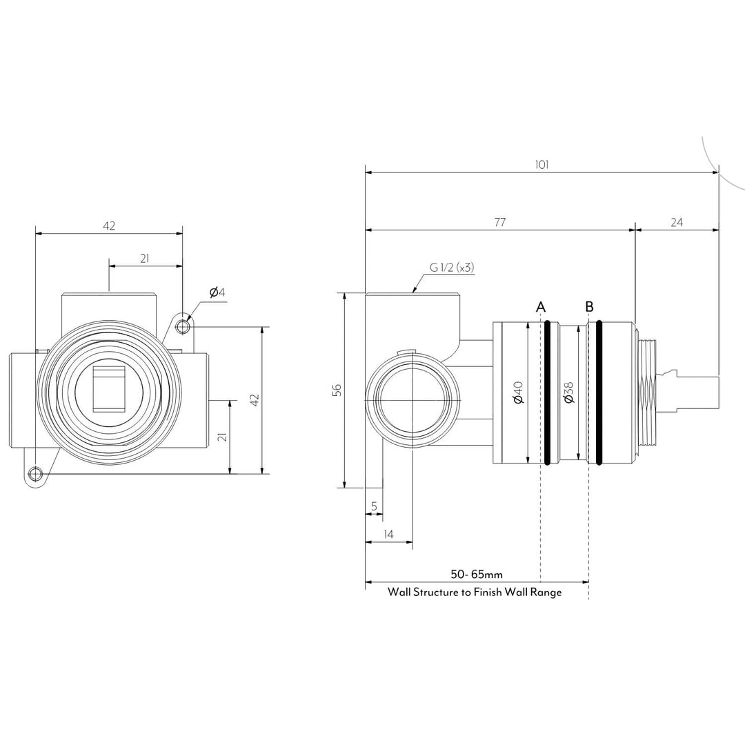 ABI Reverse Minimal Mixer Body