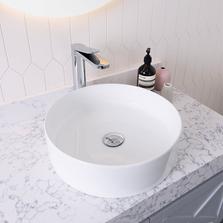 Robbie Round Ceramic Basin 400mm