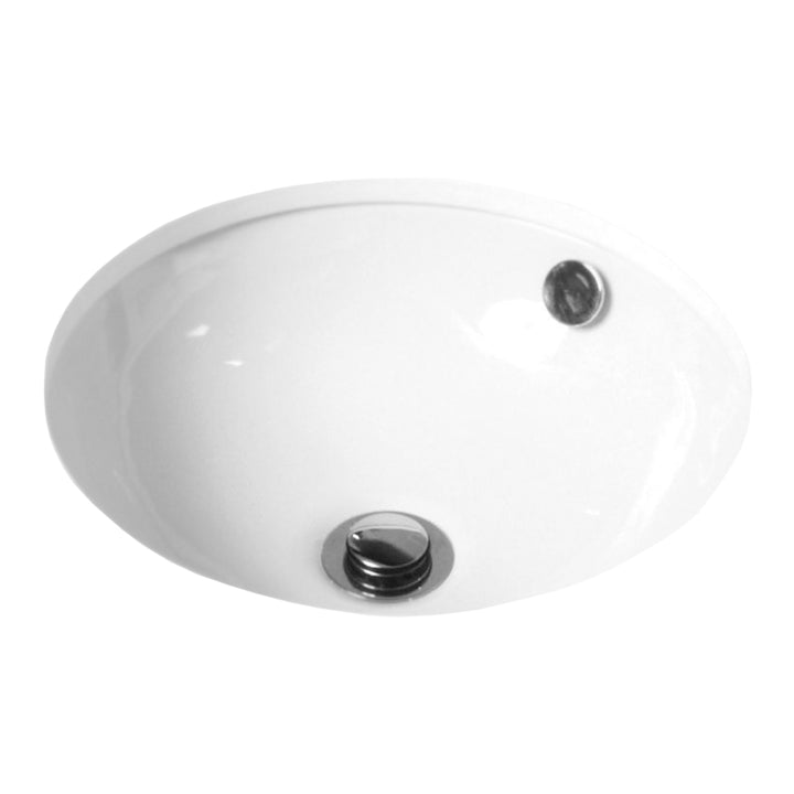 Round Undermount Ceramic Basin 370mm