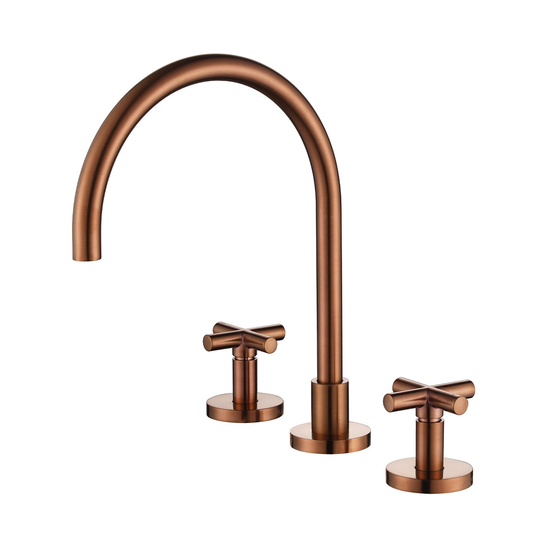 Ryker Cross Handle Sink Assembly Tap Set