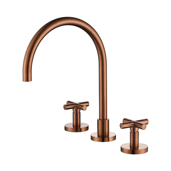 Ryker Cross Handle Sink Assembly Tap Set