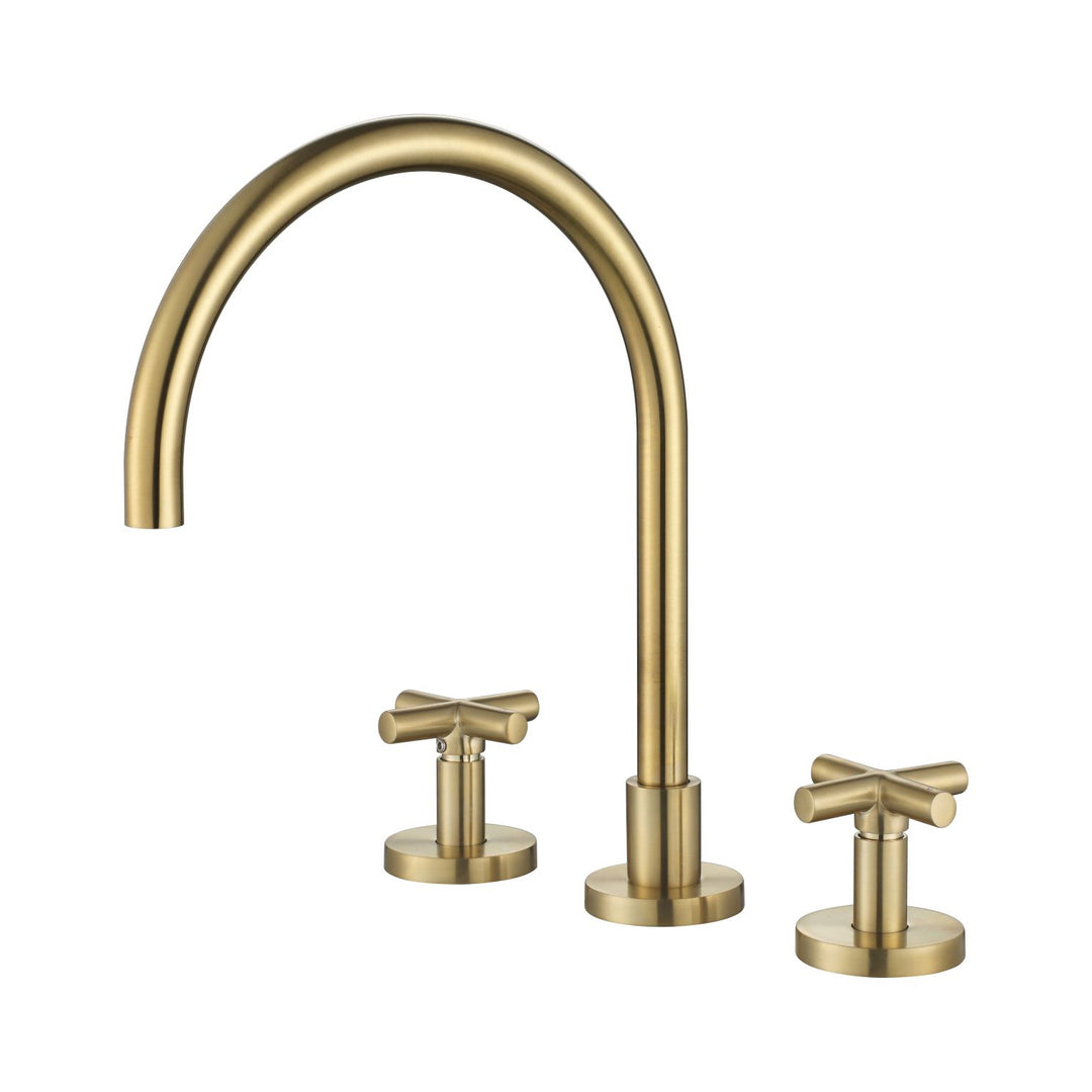 Ryker Cross Handle Sink Assembly Tap Set