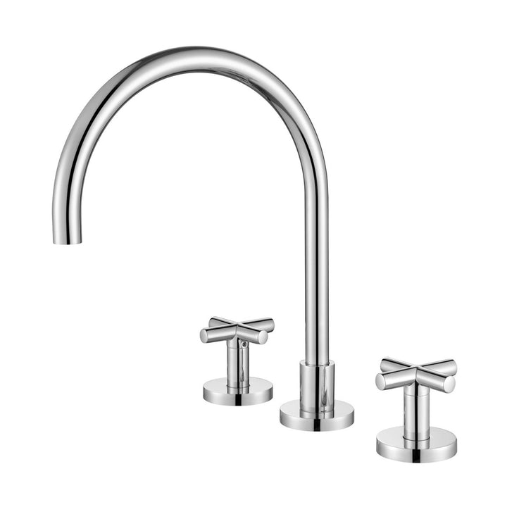 Ryker Cross Handle Sink Assembly Tap Set