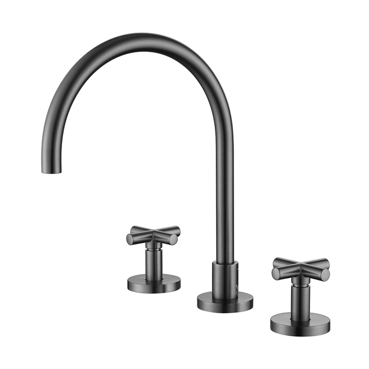 Ryker Cross Handle Sink Assembly Tap Set