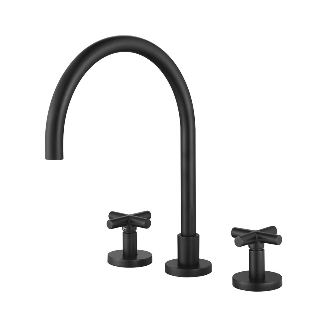 Ryker Cross Handle Sink Assembly Tap Set