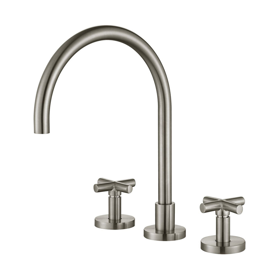 Ryker Cross Handle Sink Assembly Tap Set