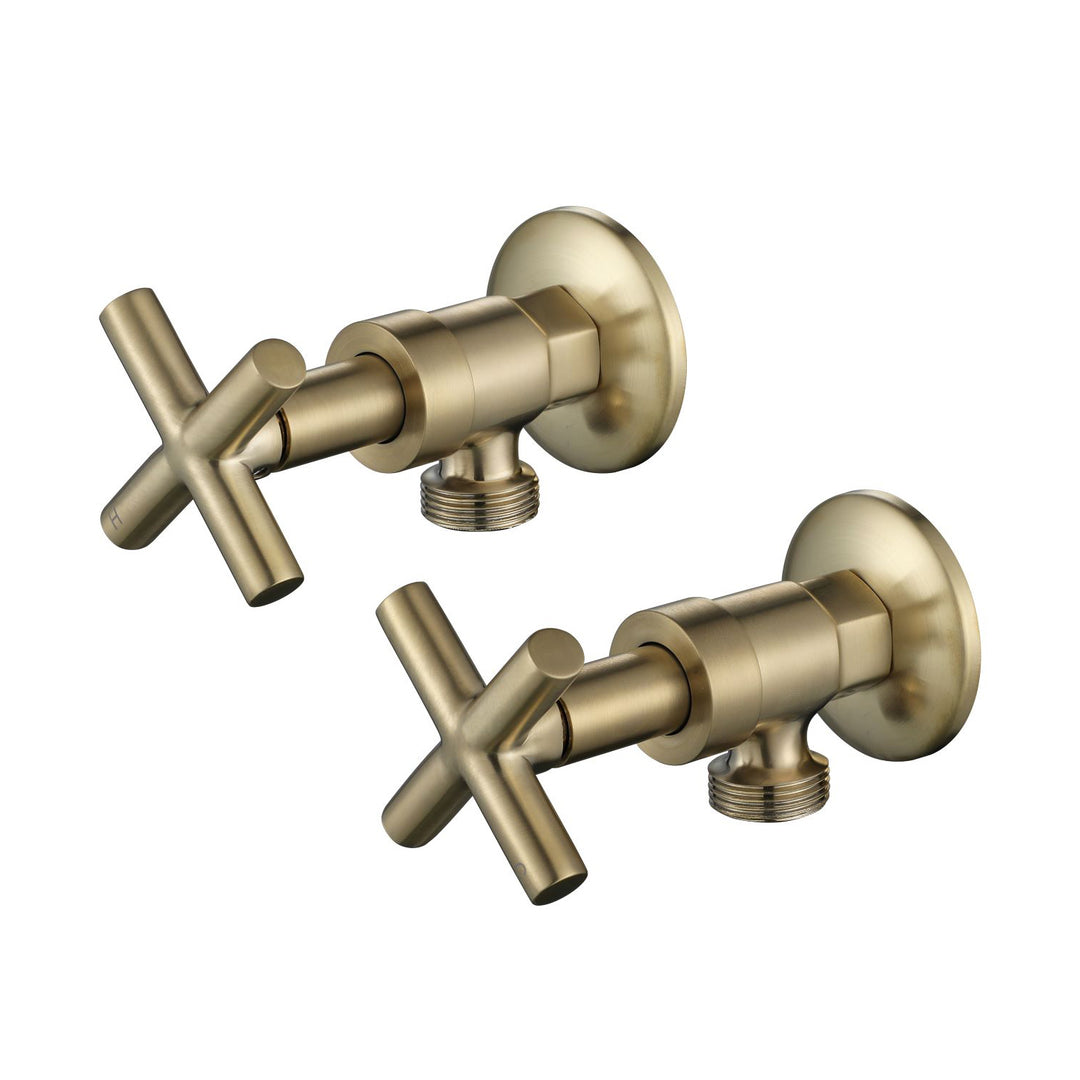 Ryker Cross Handle Washing Machine Stop Taps