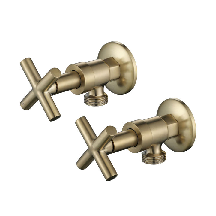Ryker Cross Handle Washing Machine Stop Taps