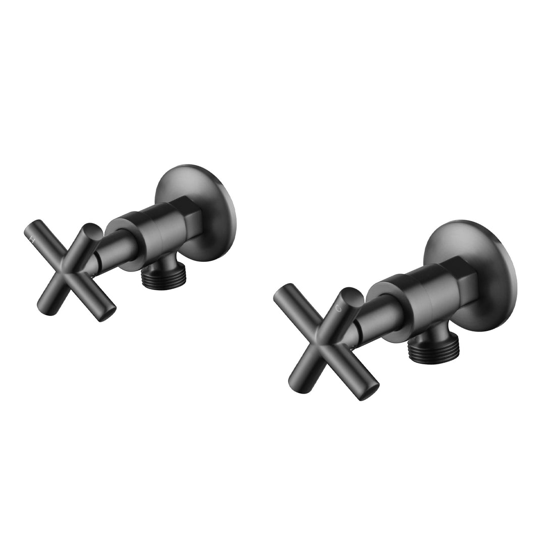 Ryker Cross Handle Washing Machine Stop Taps