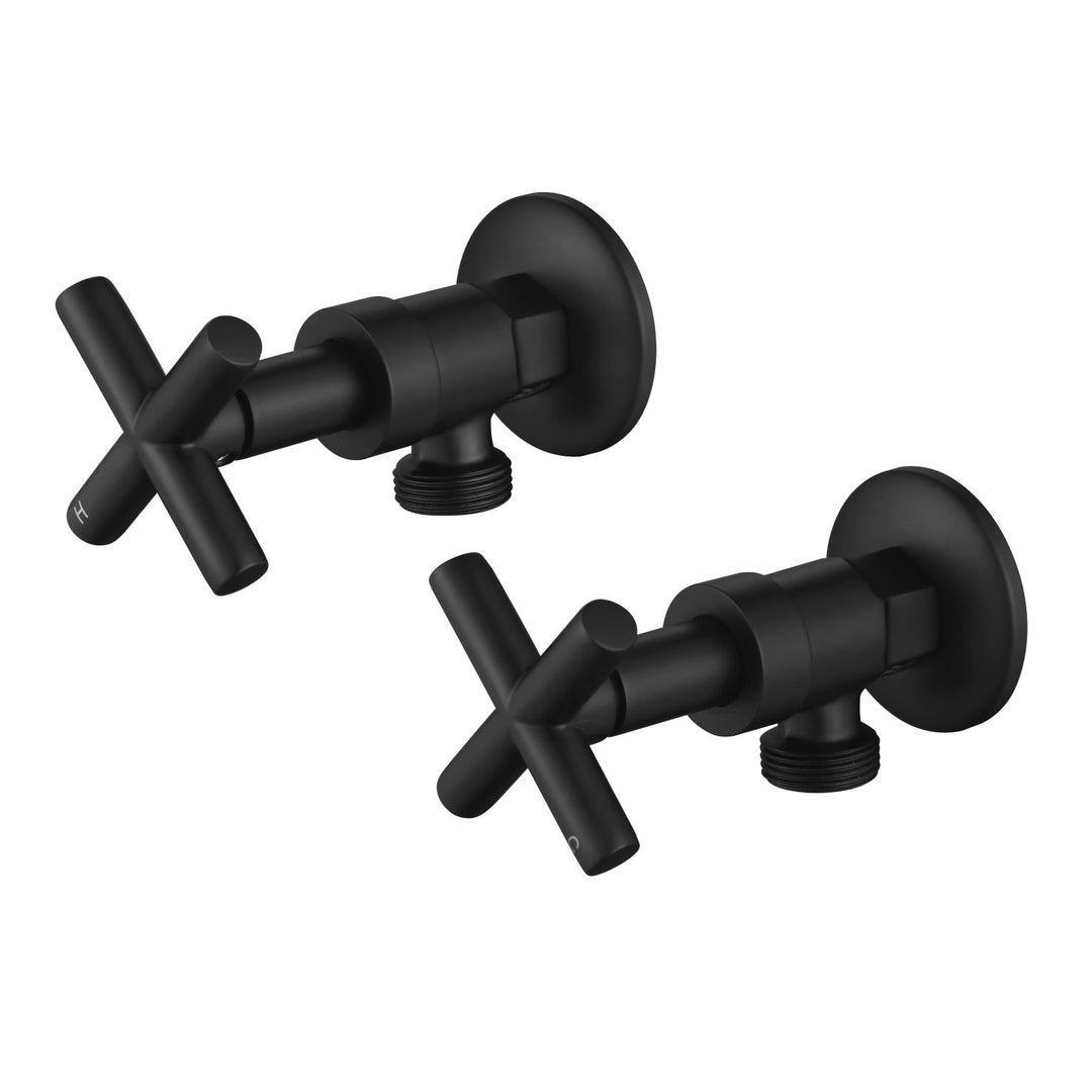Ryker Cross Handle Washing Machine Stop Taps