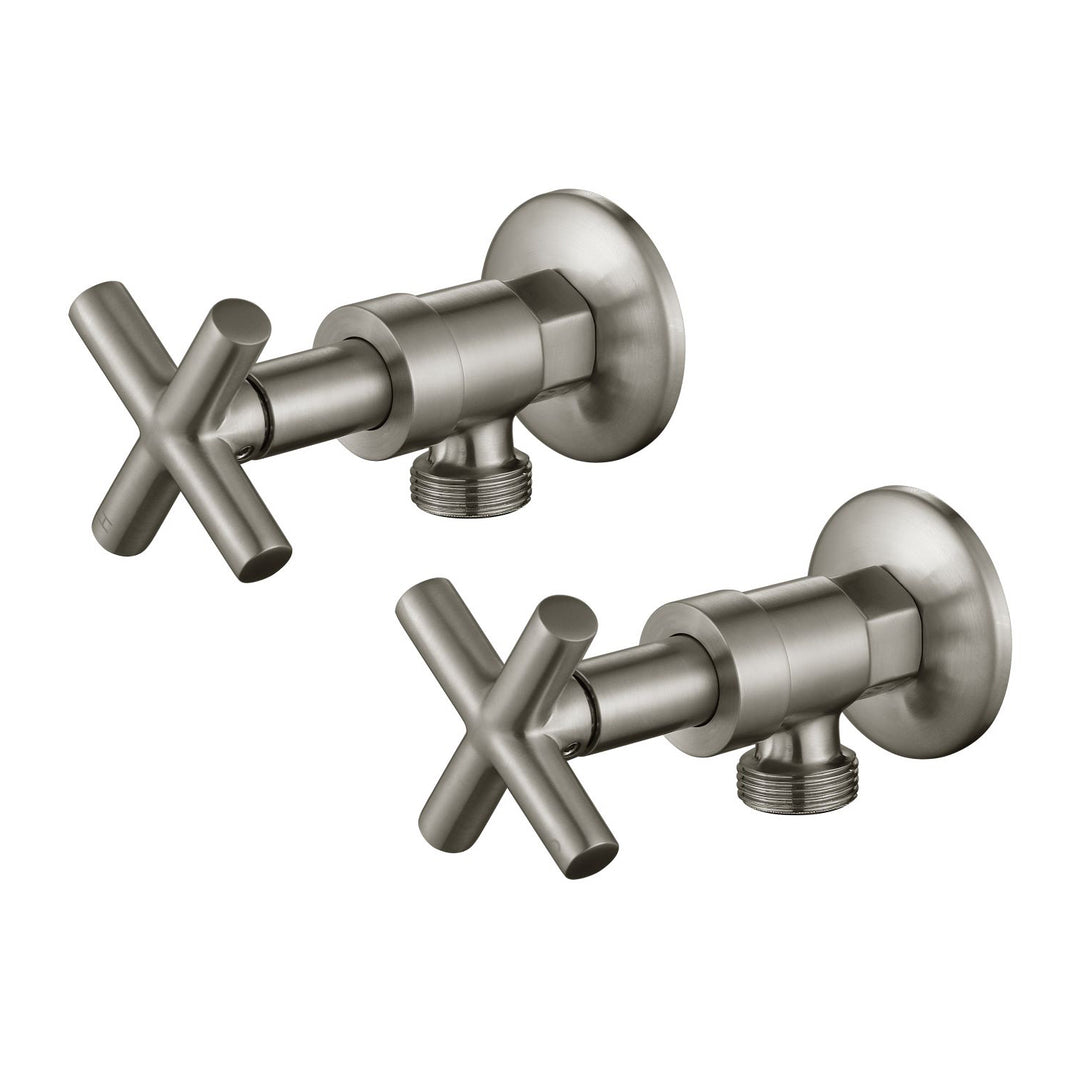 Ryker Cross Handle Washing Machine Stop Taps