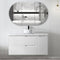 Noosa Fluted Matte White Wall Hung Vanity (600-1500mm)
