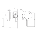 Sansa Slim Shower Wall Mixer