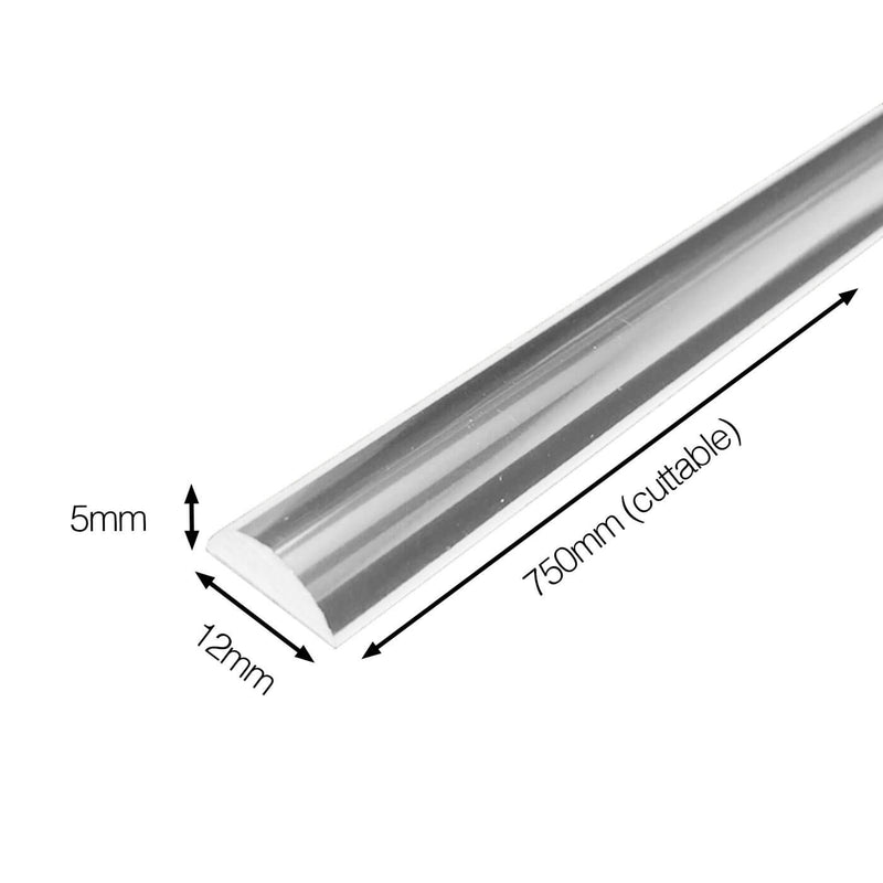 Shower Screen Half Moon Water Stop Bar Sunlight Bathrooms