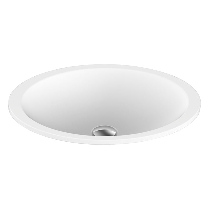 Sincerity Undermount Oval Solid Surface Basin 495x365mm