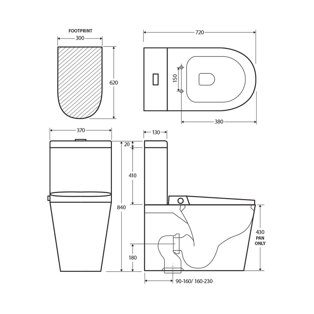Sona Electric Bidet Smart Toilet